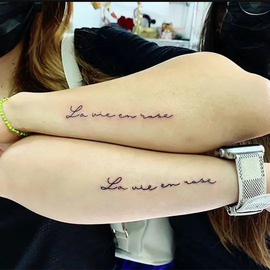 Frases cortas para parejas tatuajes